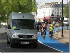 A Boris Bike Lane in London